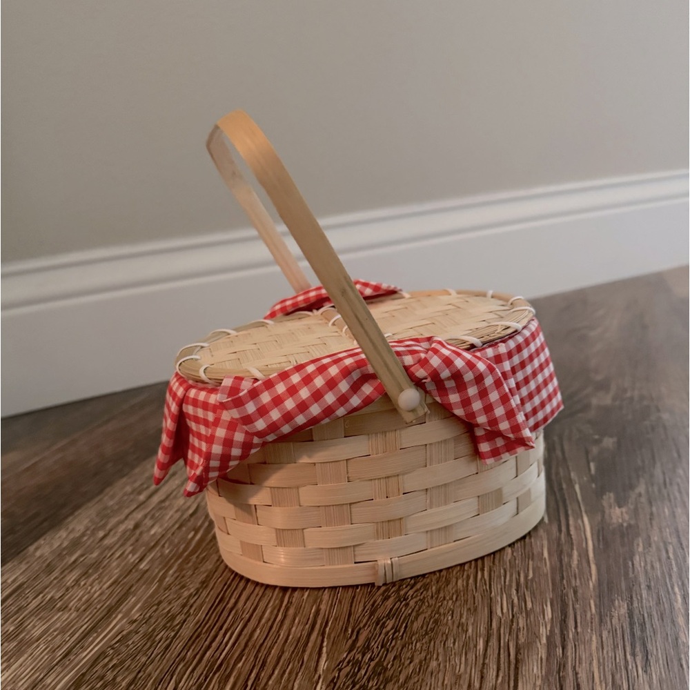 Little red basket for Halloween Dorothy or Little Red Riding Hood!